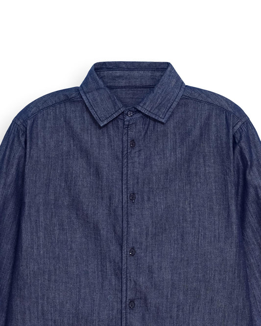 Classic Button Down Shirt Dark Blue
