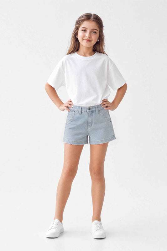 Wide Leg Studded Shorts