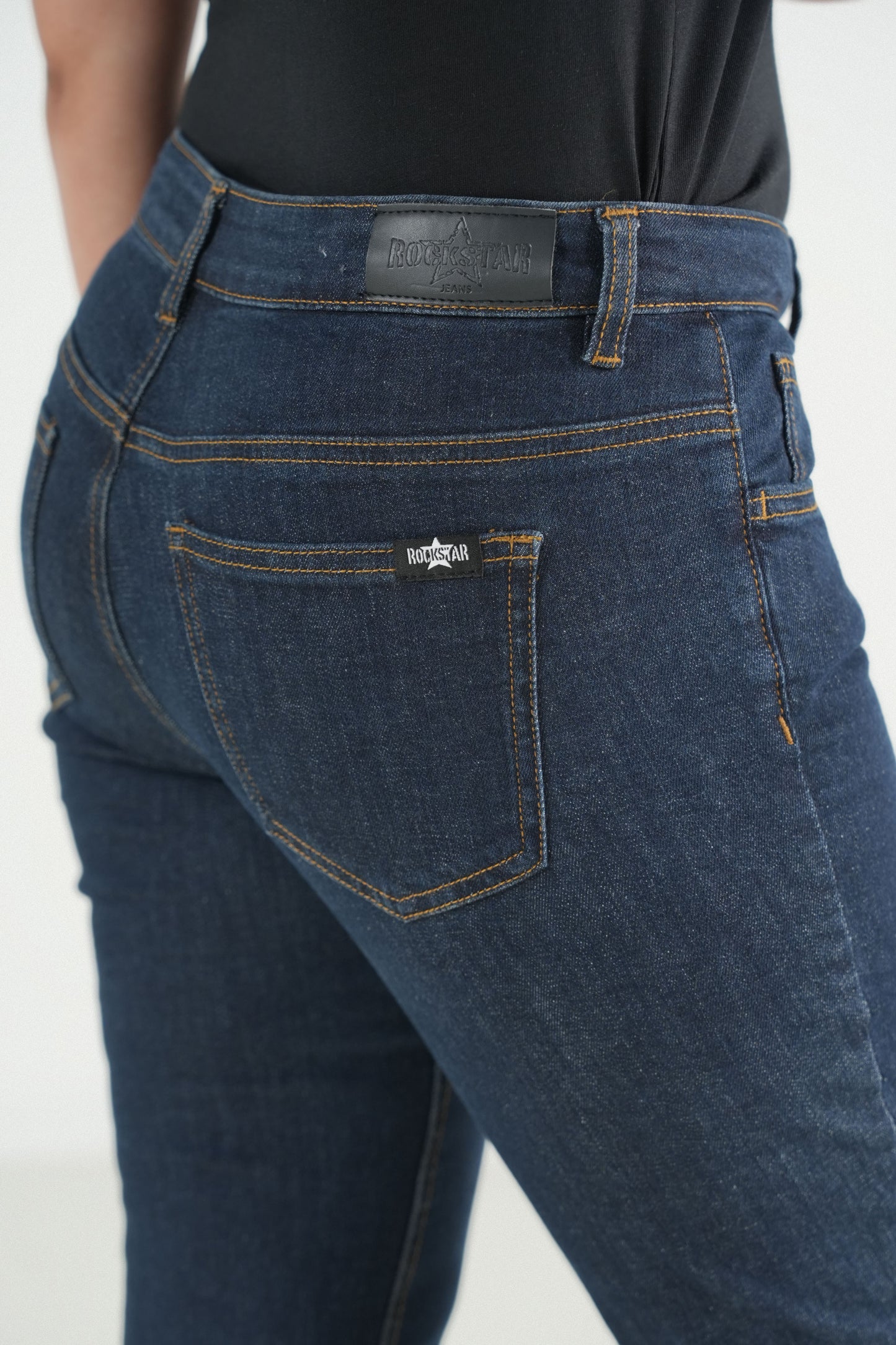 Dark Wash Straight Jeans