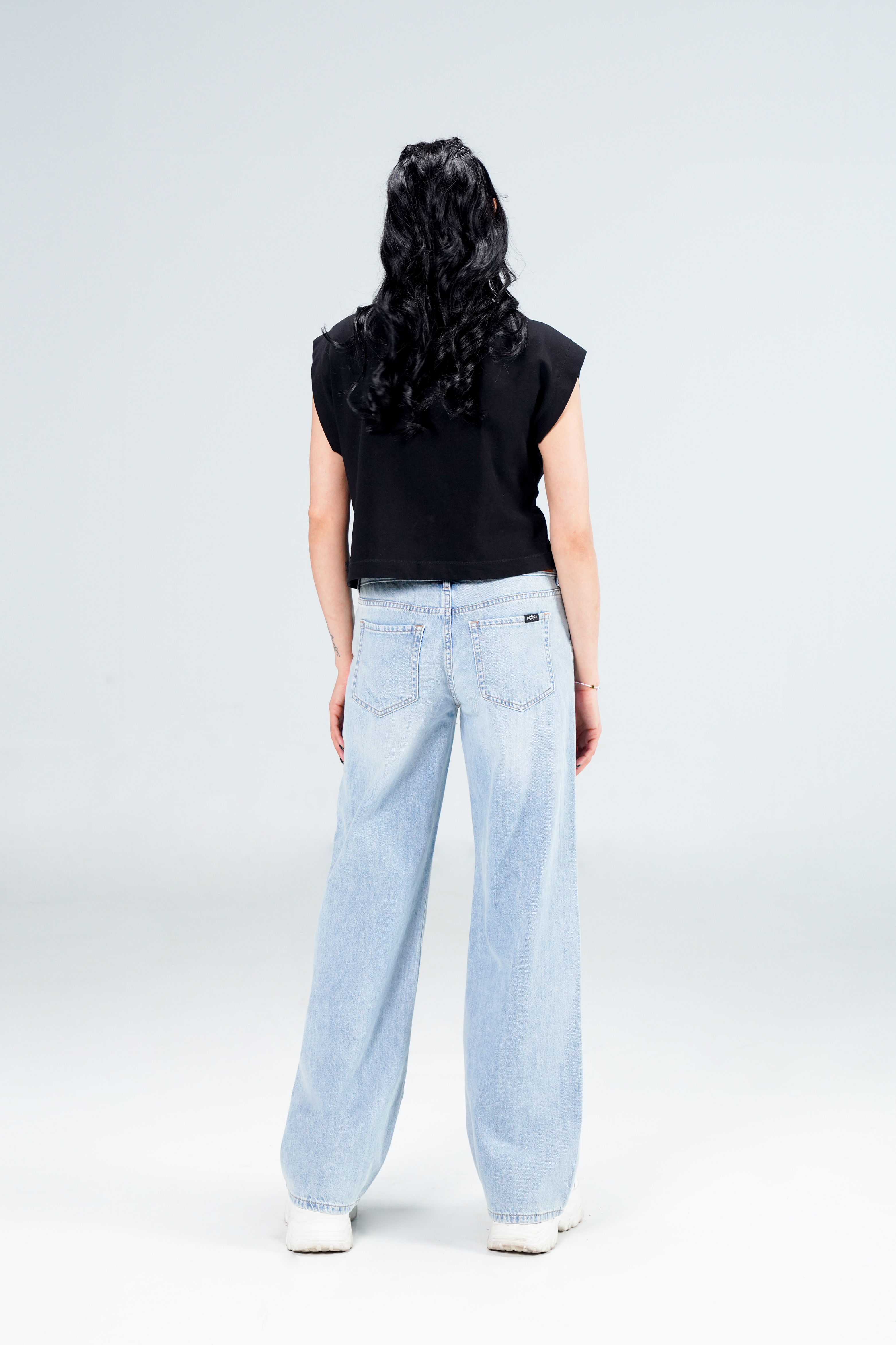 Baggy Wide Leg Light Blue