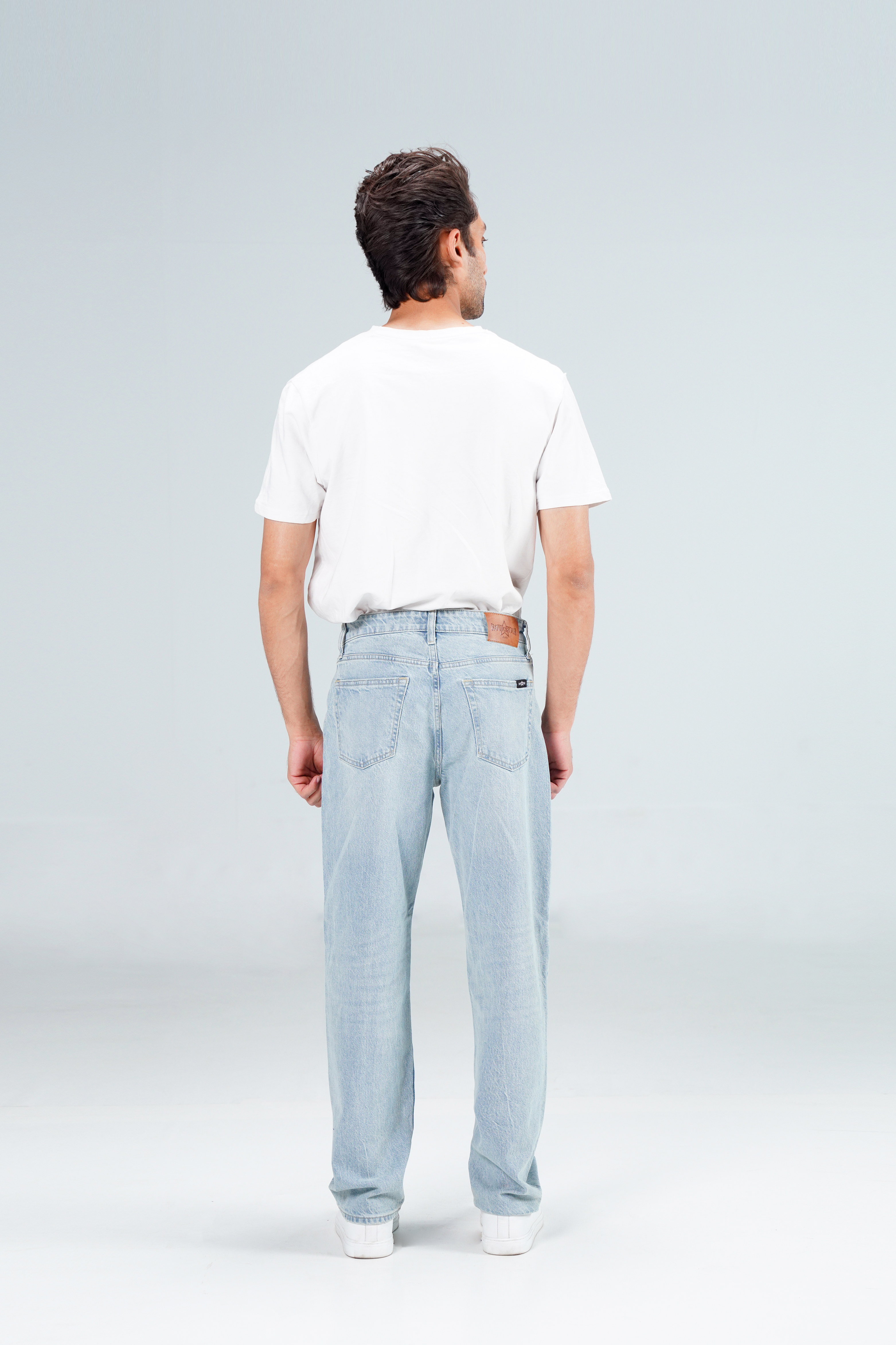 Loose Straight Fit Light Blue