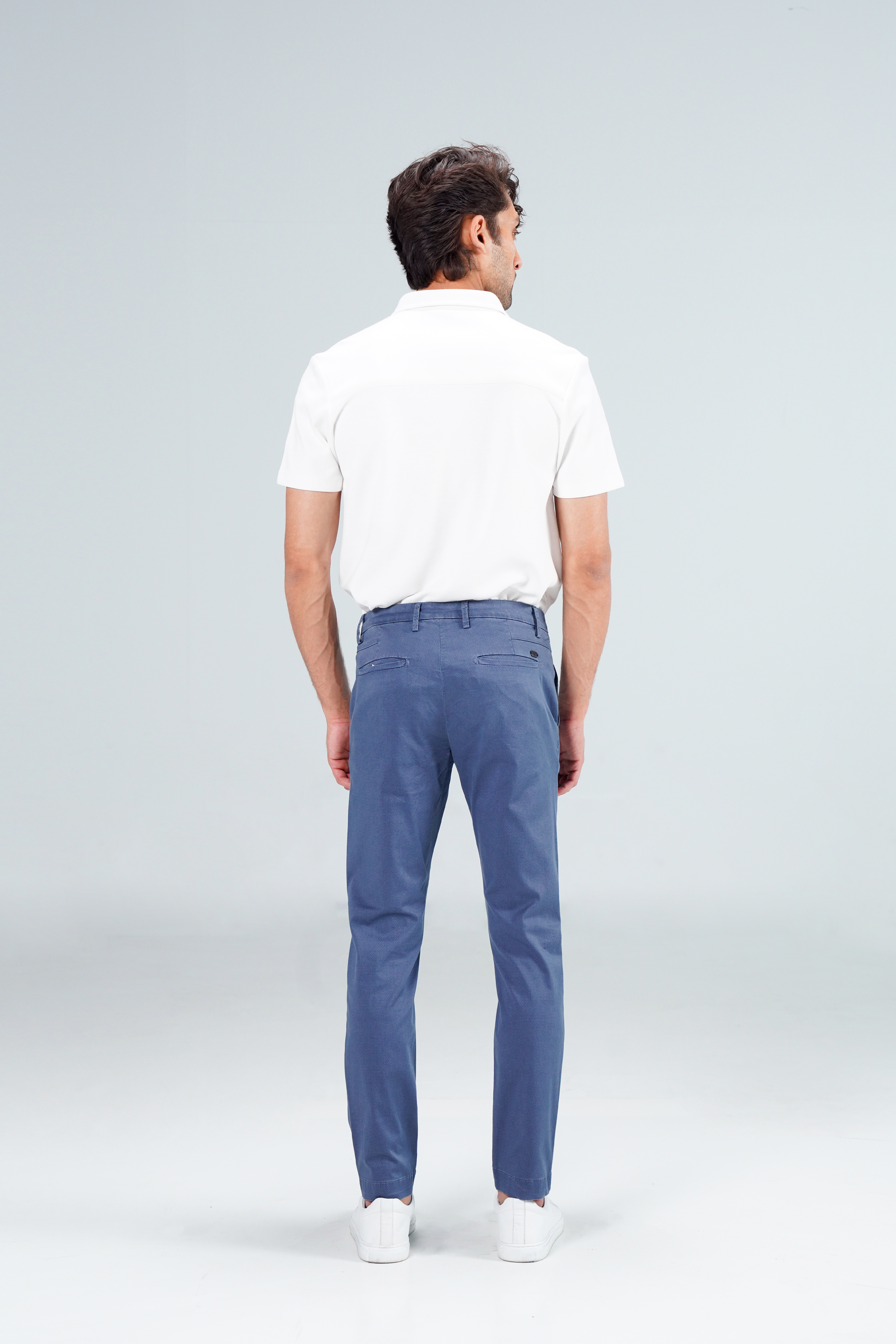 Slim Fit Printed Chino