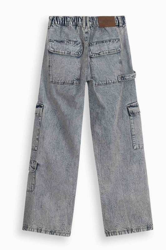 Baggy Fit Cargo Jeans Tinted