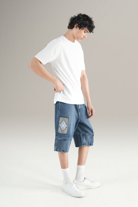 Dark Persian Rug Jorts