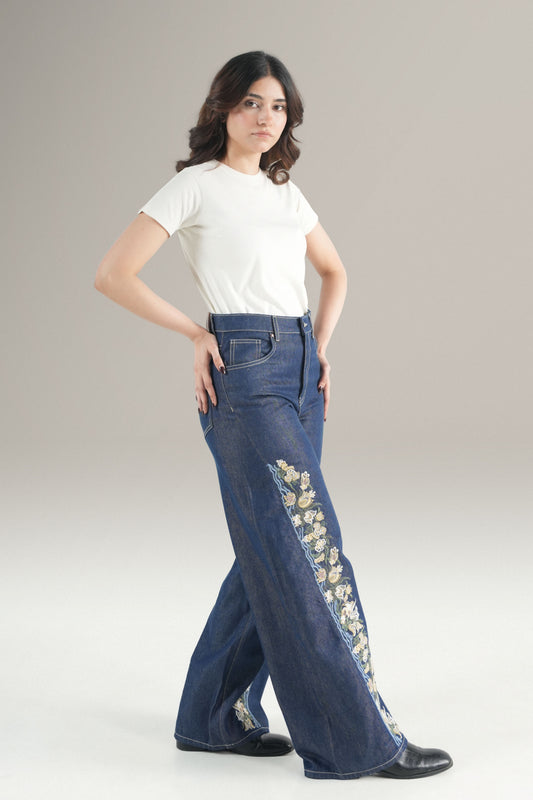 Gilded Botanica Jeans