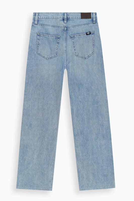 High Rise Wide Leg Stud Jeans