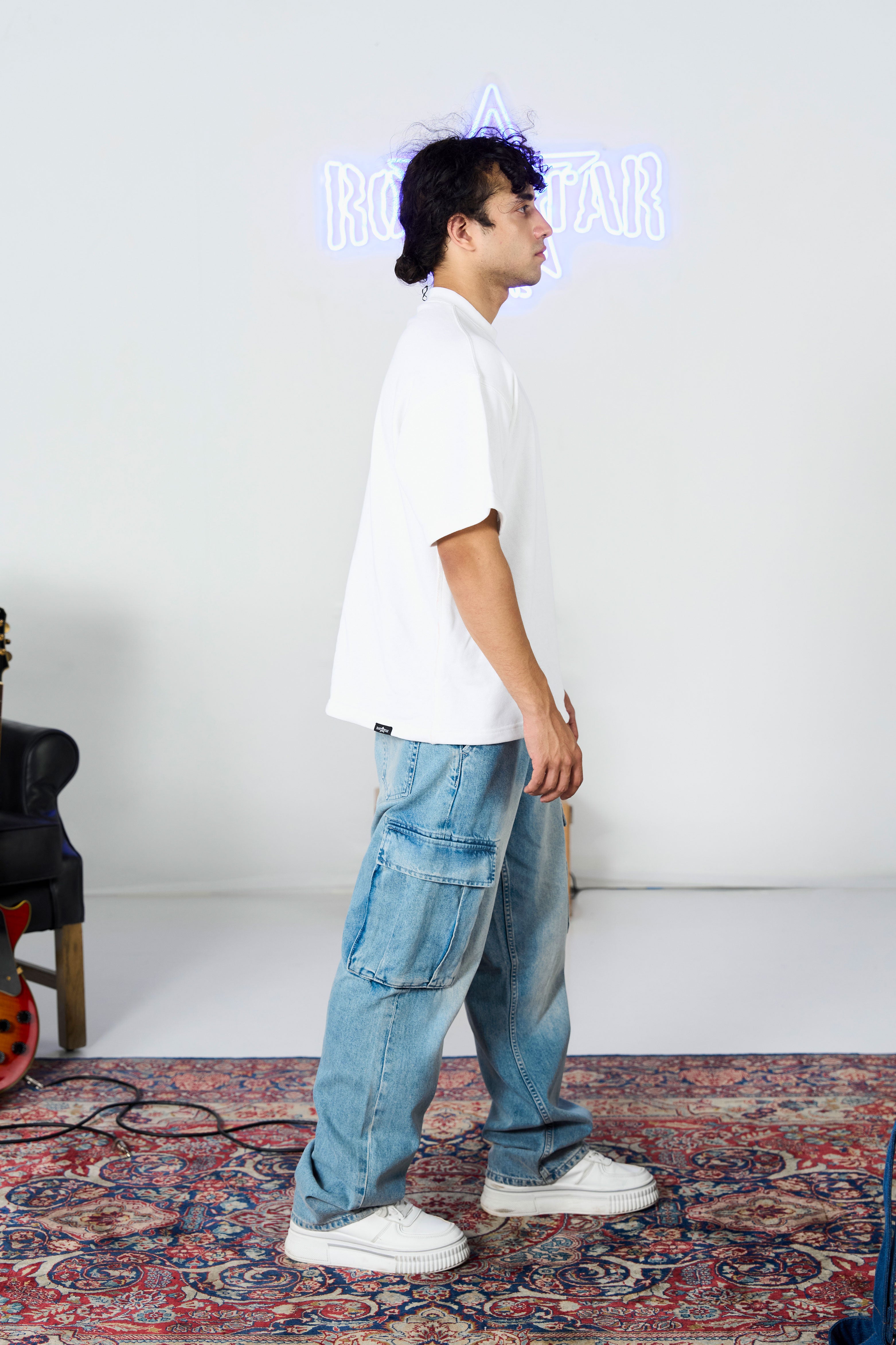 Bleach Wash Vintage Cargo