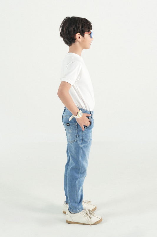 Light blue Straight jeans