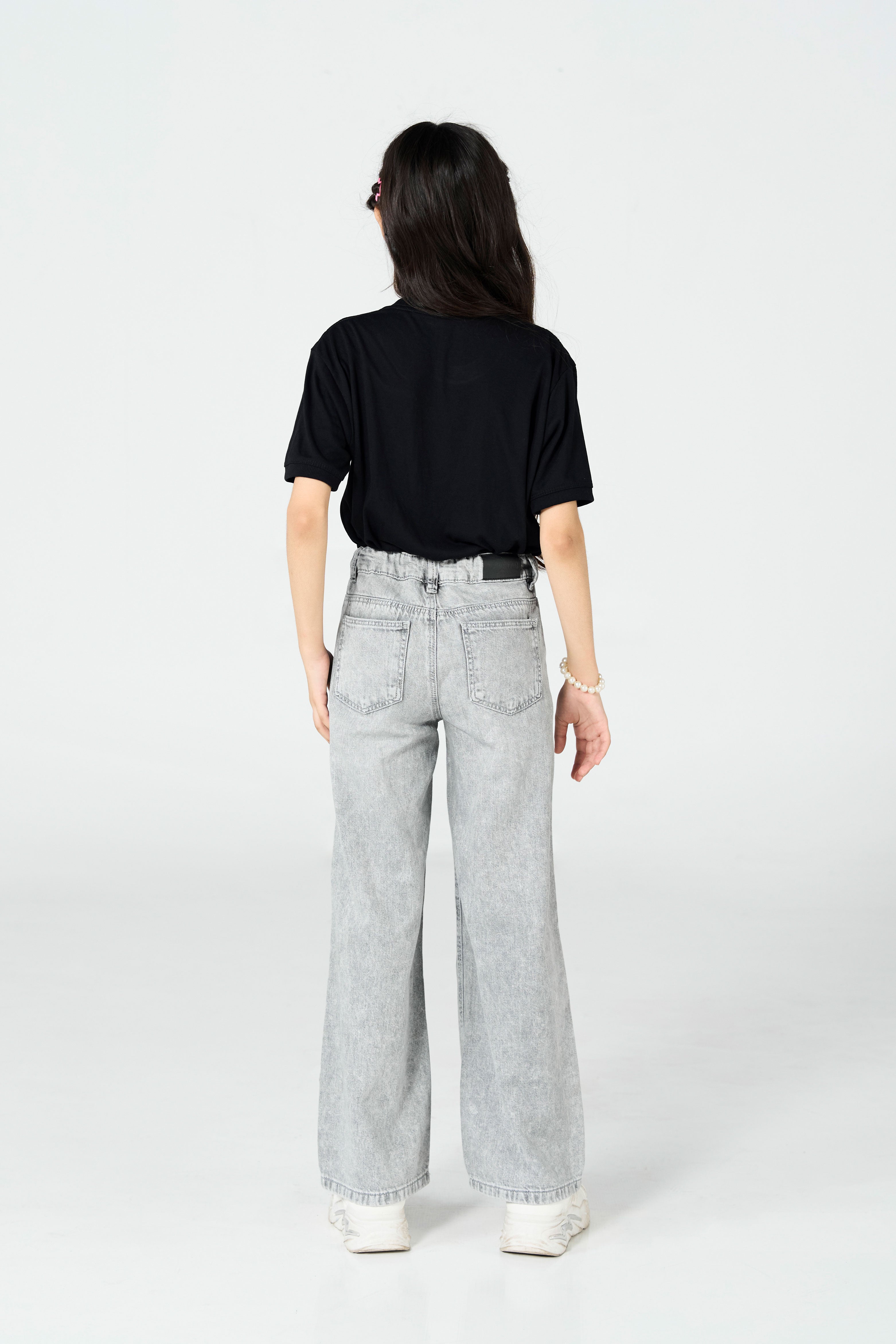 Grey Wide Leg