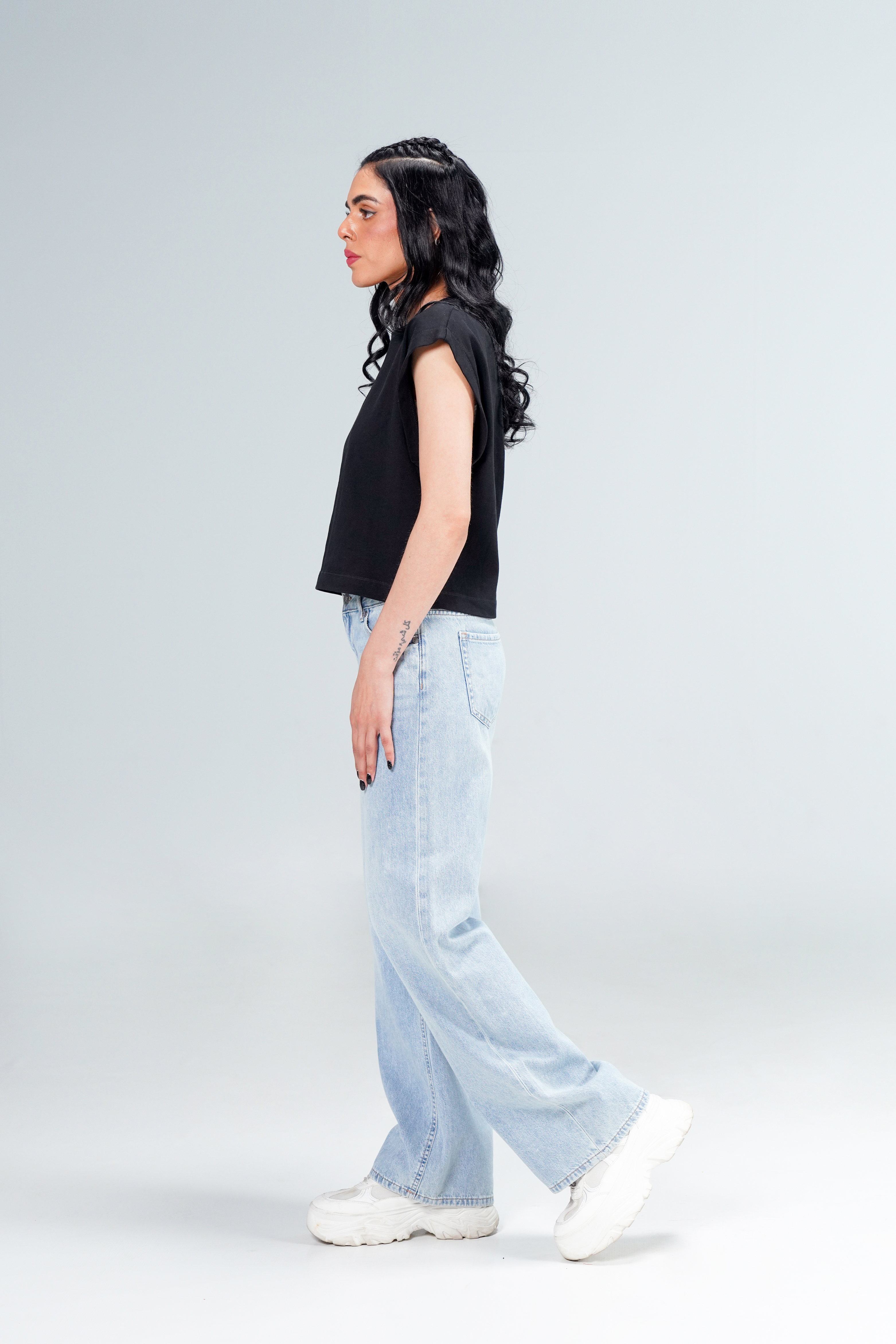 Baggy Wide Leg Light Blue