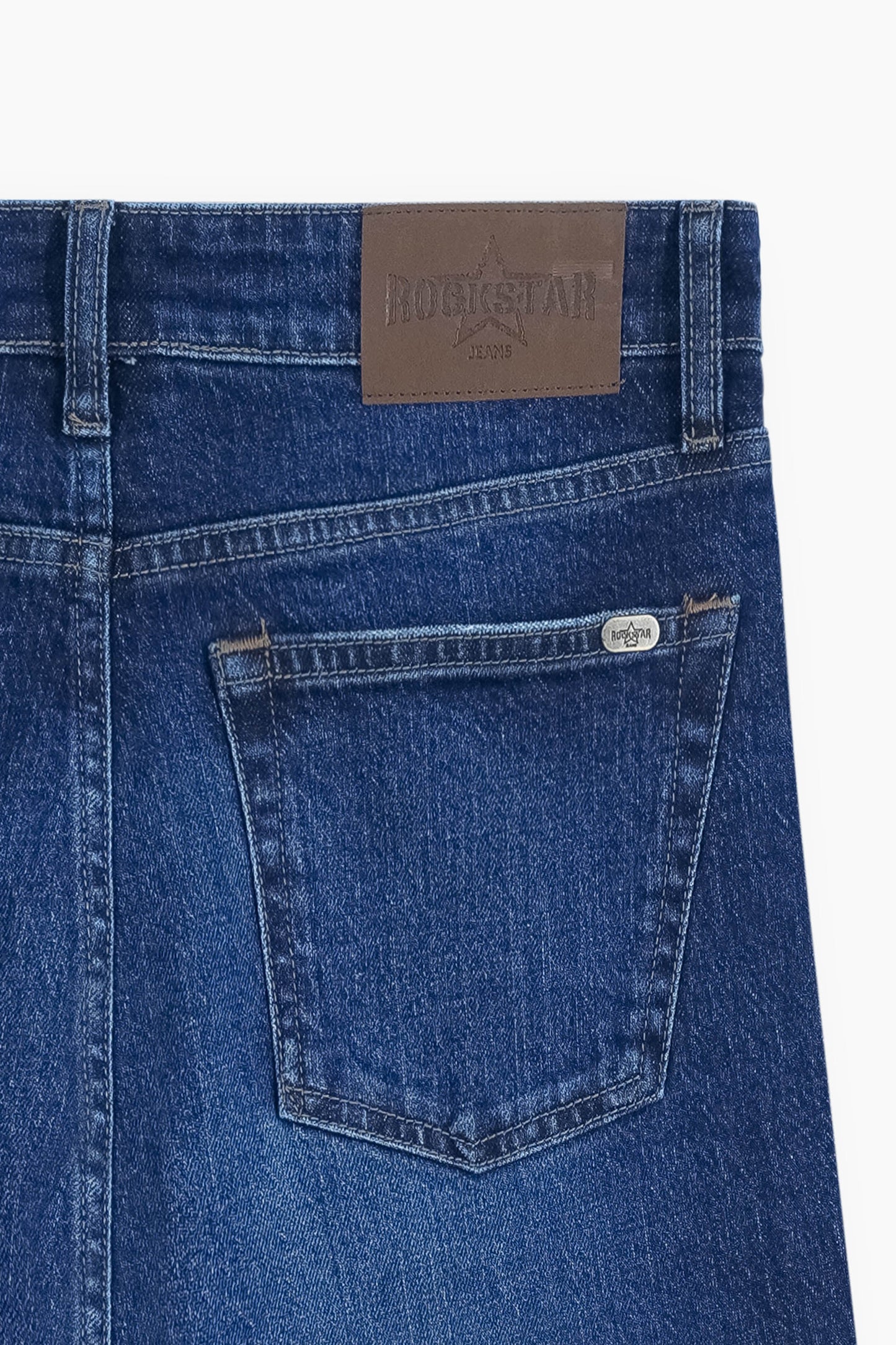Loose Straight Fit Jeans Dark Blue