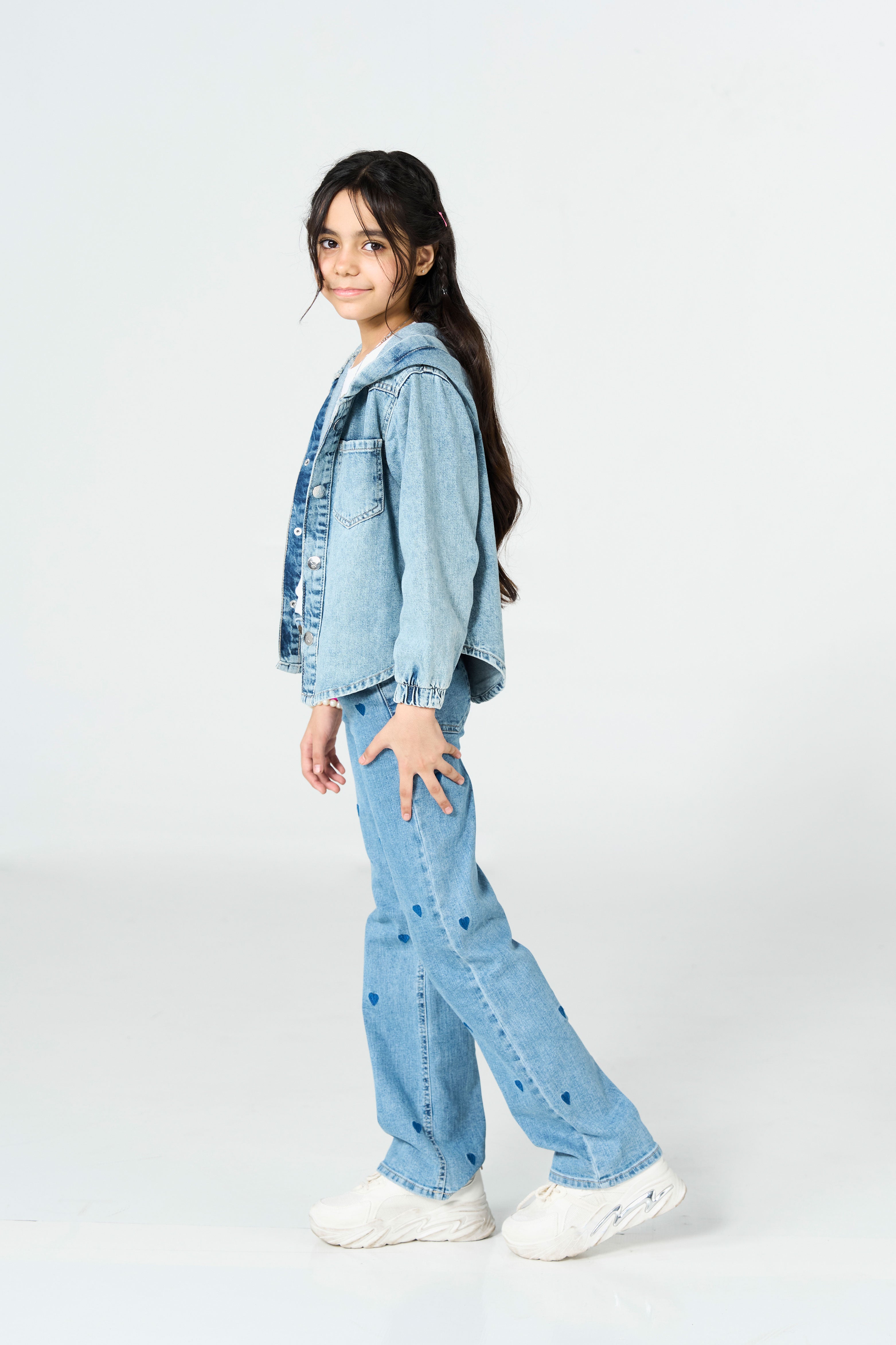 Classic Denim Hoodie