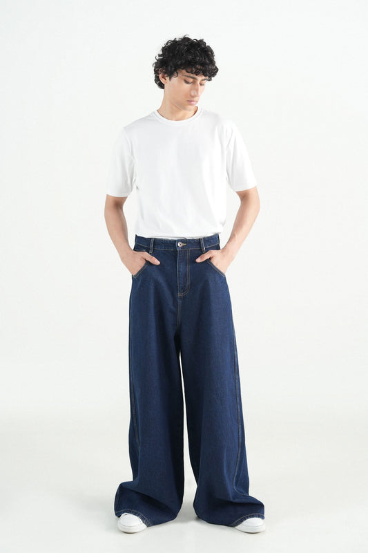 Super Baggy Jeans Dark Blue