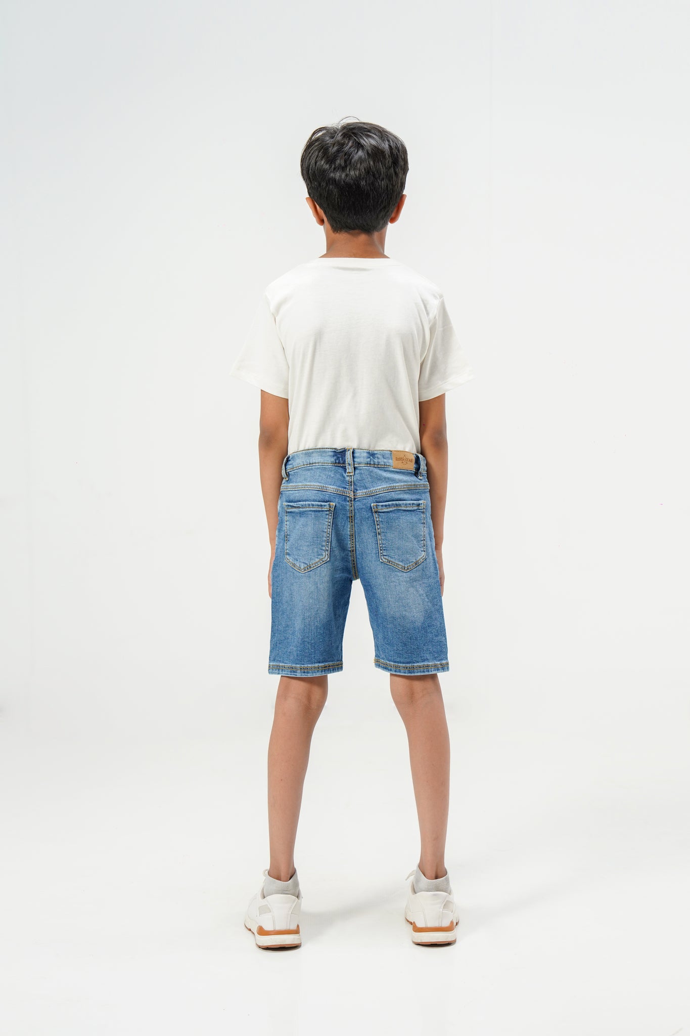 Ultra Light Blue Denim Shorts