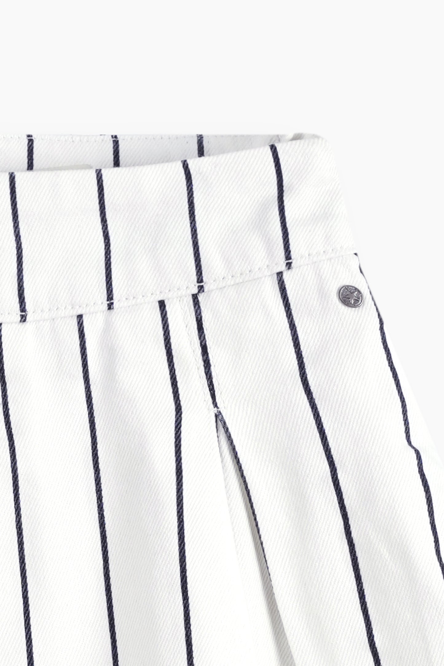 Striped Skirt With Inner Shorts