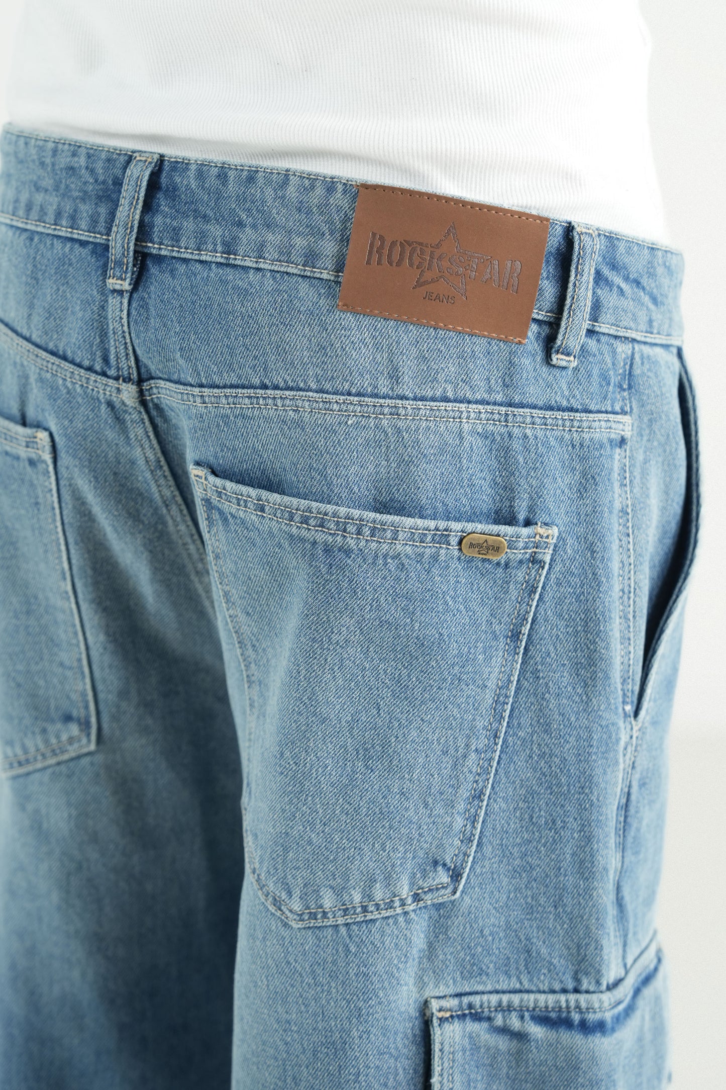 Pleated Pocket Cargo Shorts