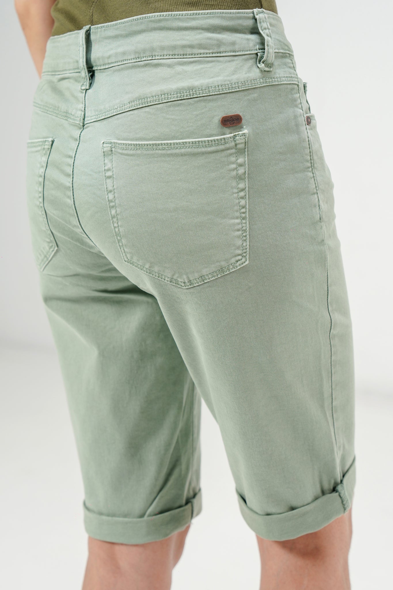Green Leaf Bermuda Shorts