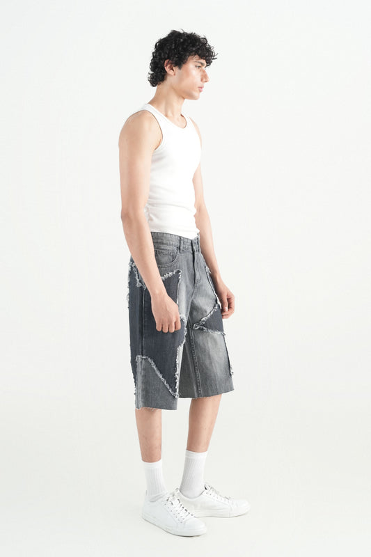 Star Dark Patch Jorts