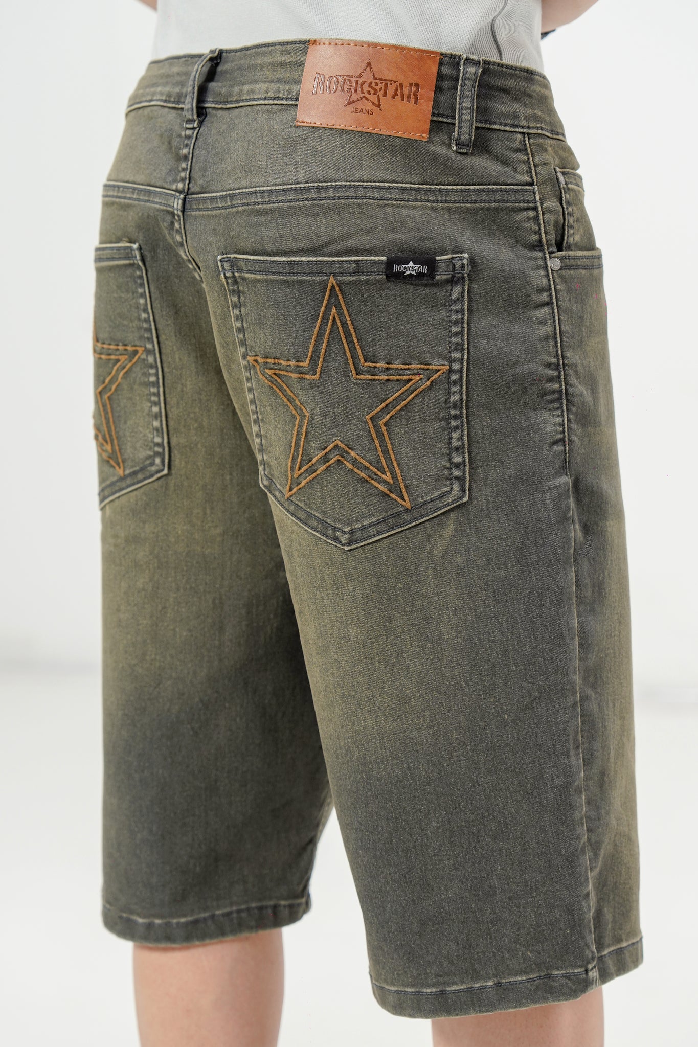 Brown Tinted Denim Jorts
