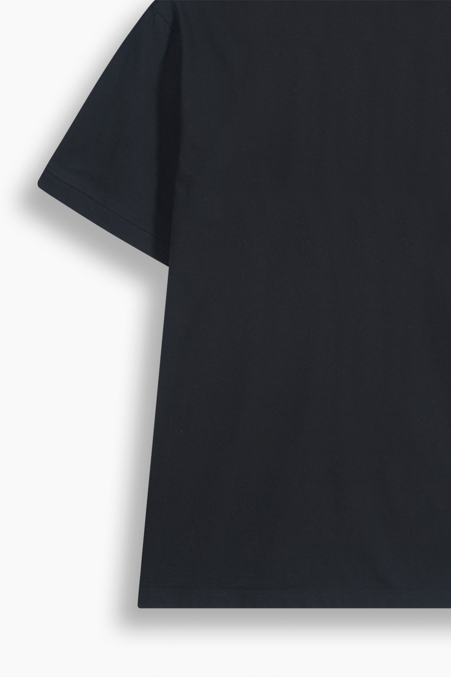 Relaxed V-Neck Polo Black