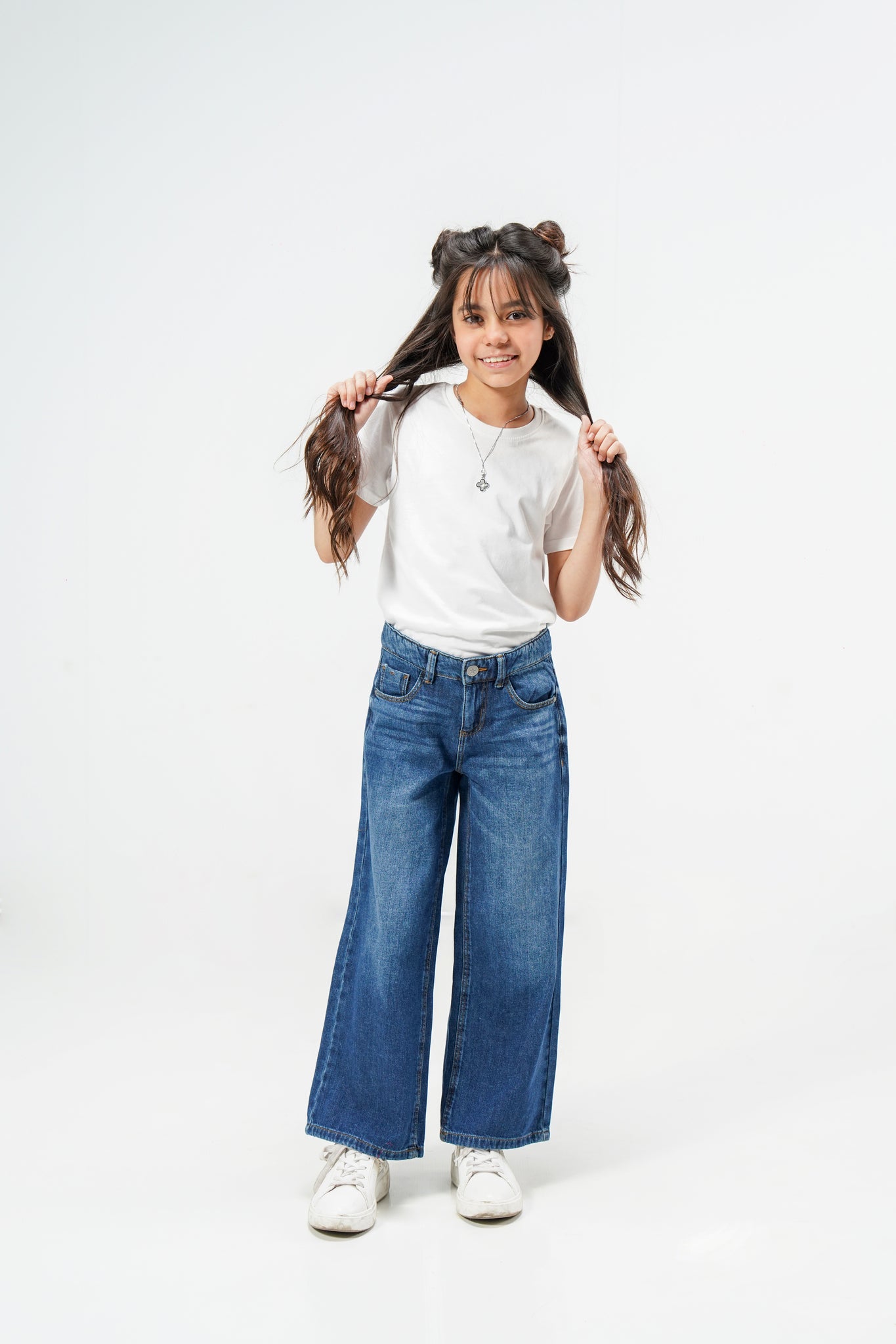 Wide Leg Dark Blue