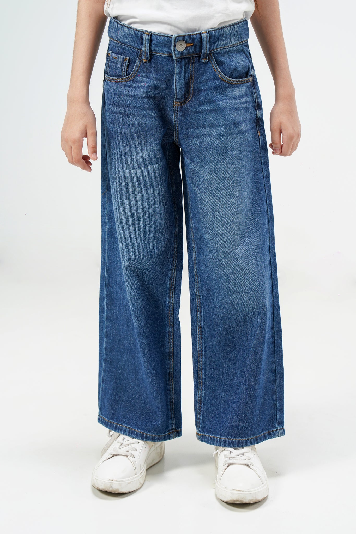 Wide Leg Dark Blue