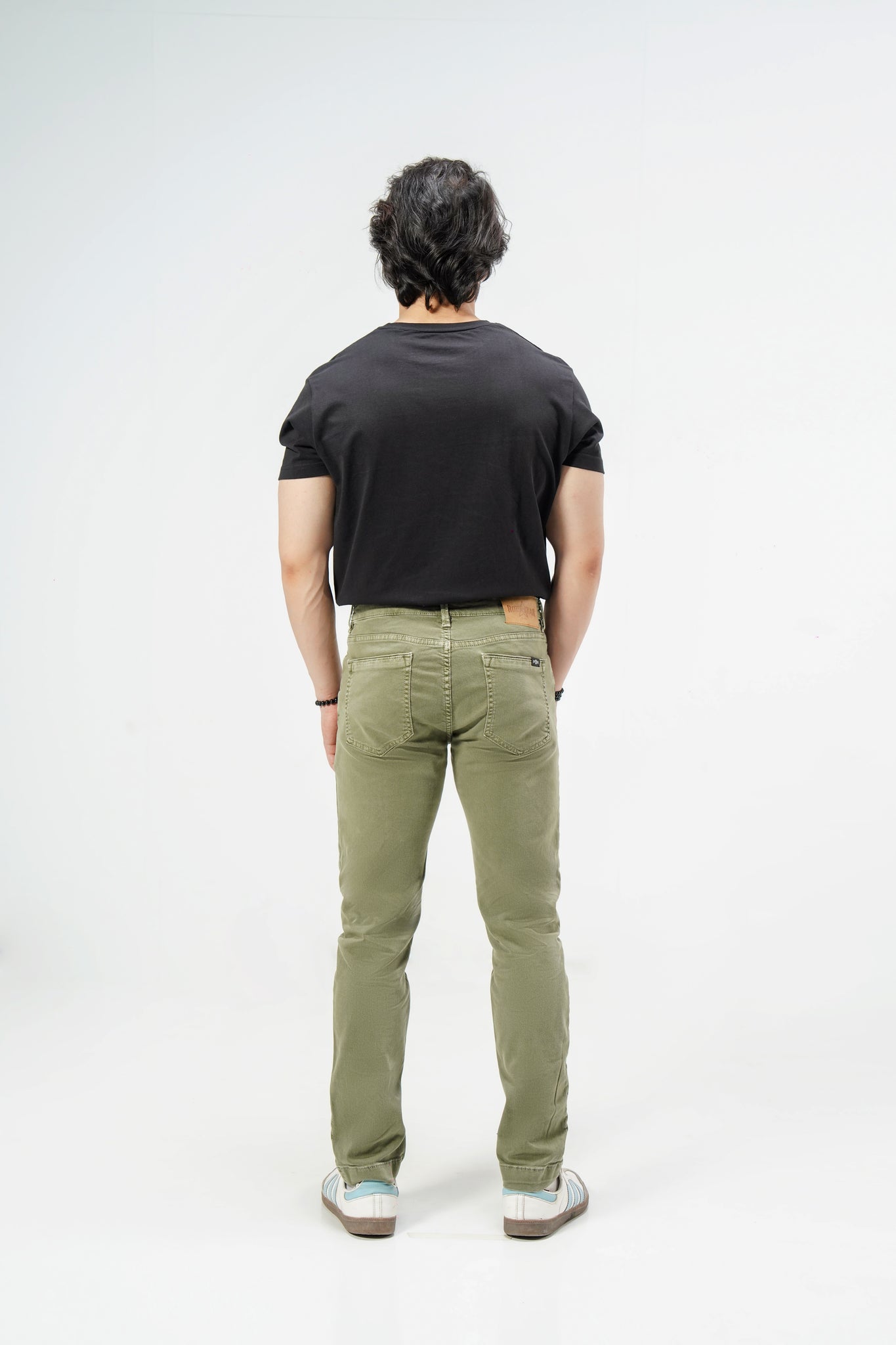 Military Green Slim Pant