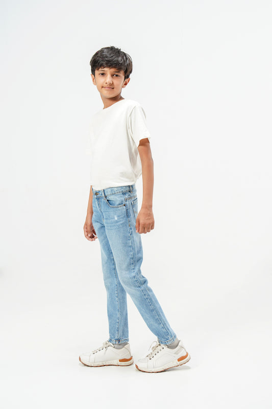 Light Blue Ripped Jeans shop at rockstar jeans