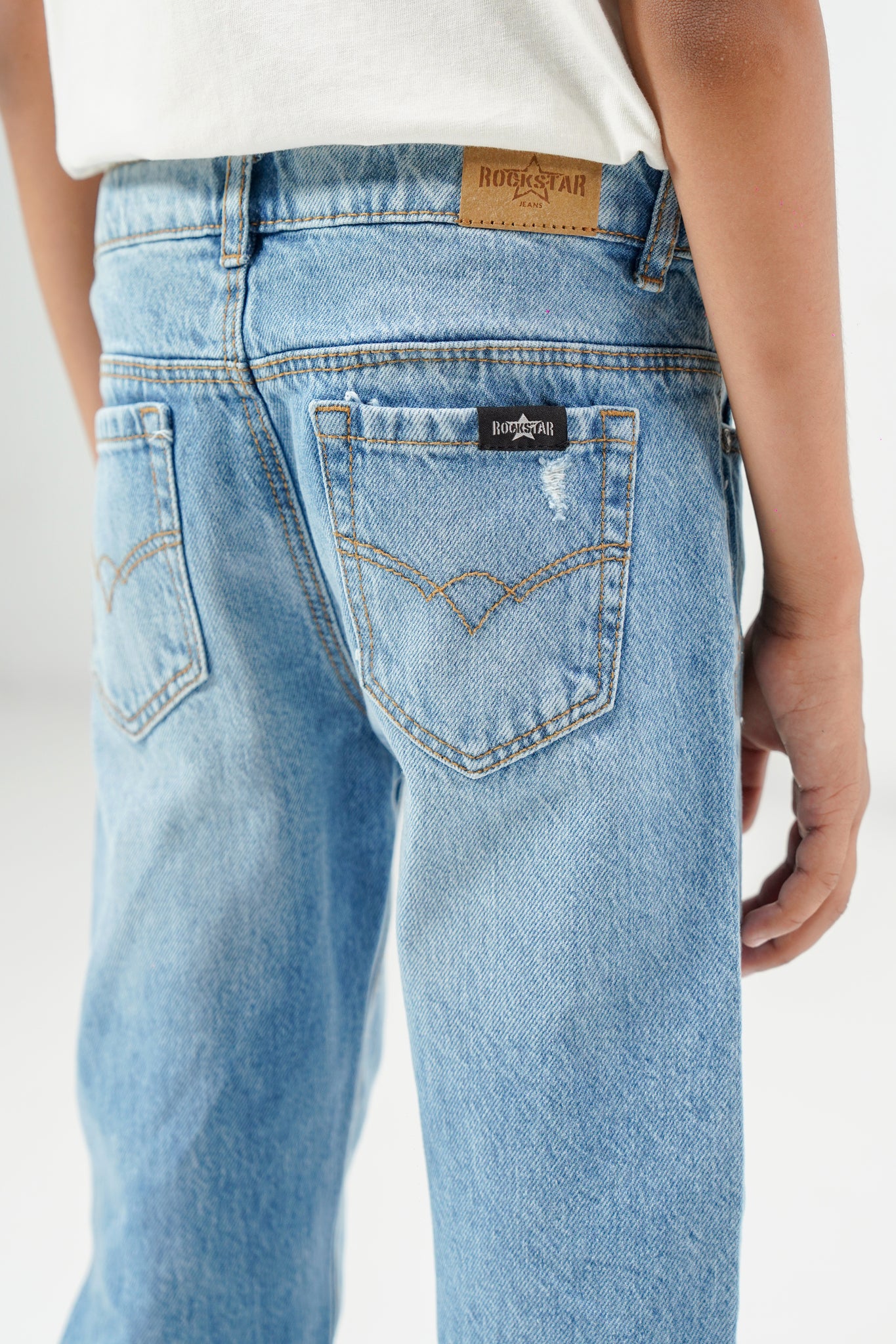 Light Blue Ripped Jeans
