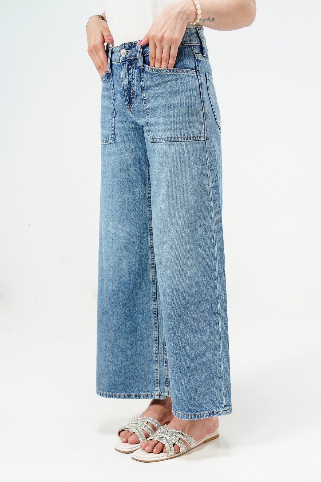 High Rise Super Wide Leg