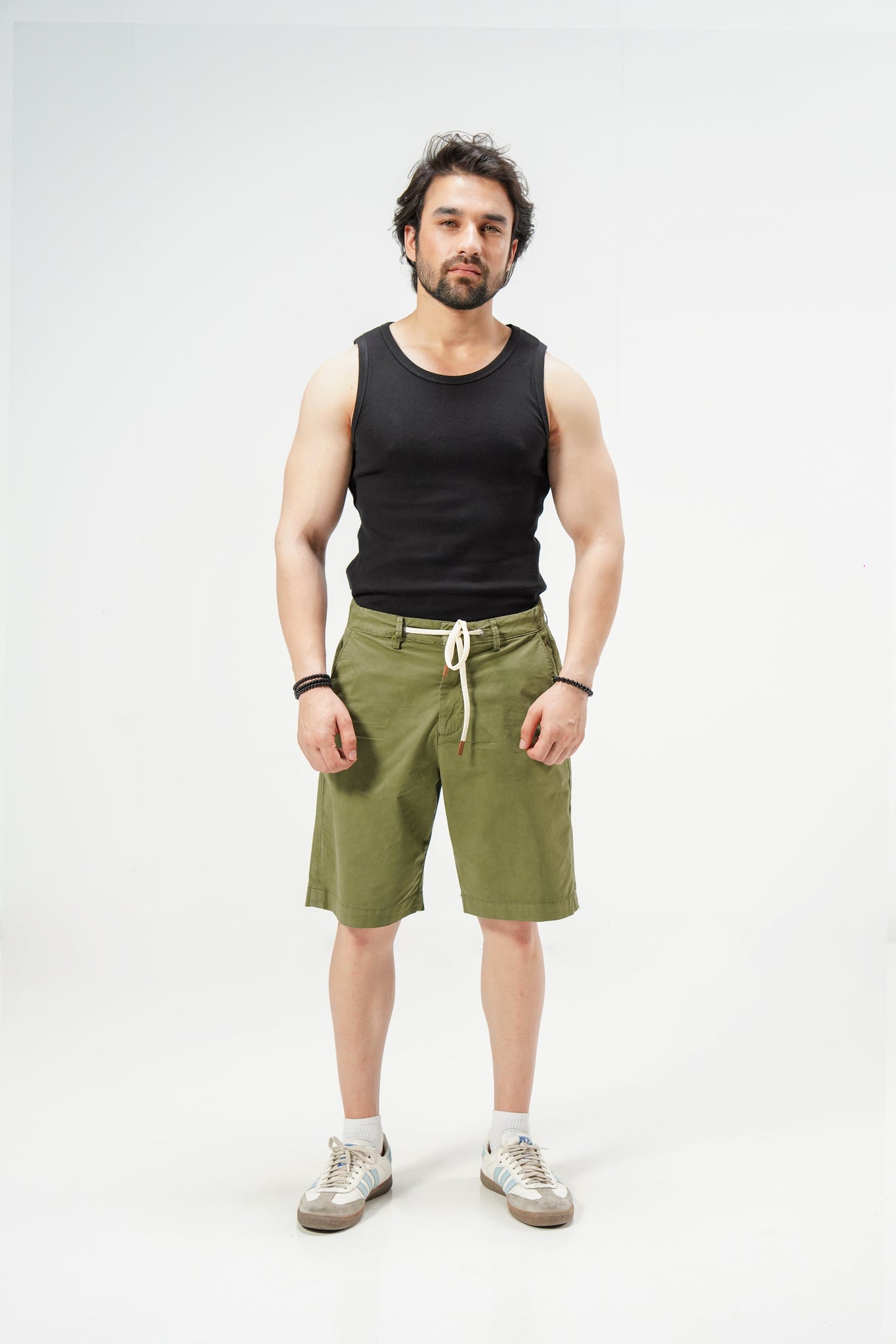 Military Green Shorts
