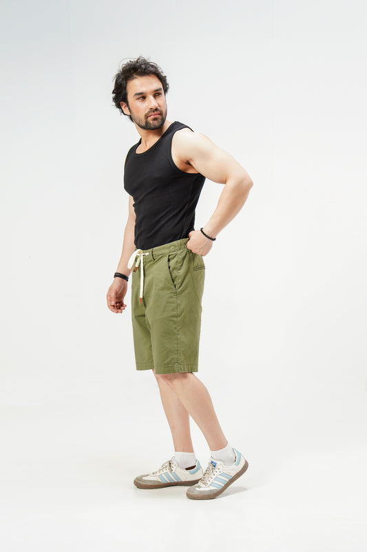 Military Green Shorts shop at Rockstar Jeans