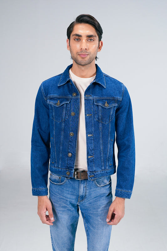 Denim jacket Medium Wash shop at Rockstar Jeans