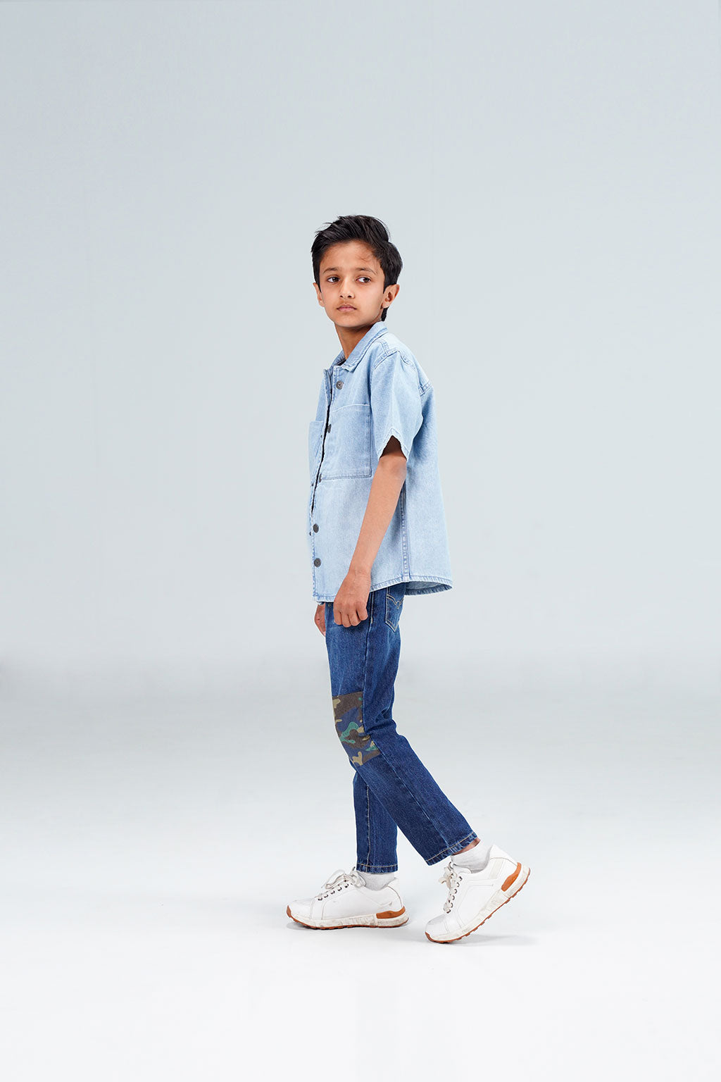 Striped Denim Shirt