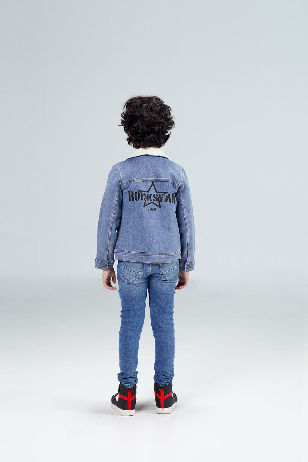 Denim Sherpa Jacket Tinted