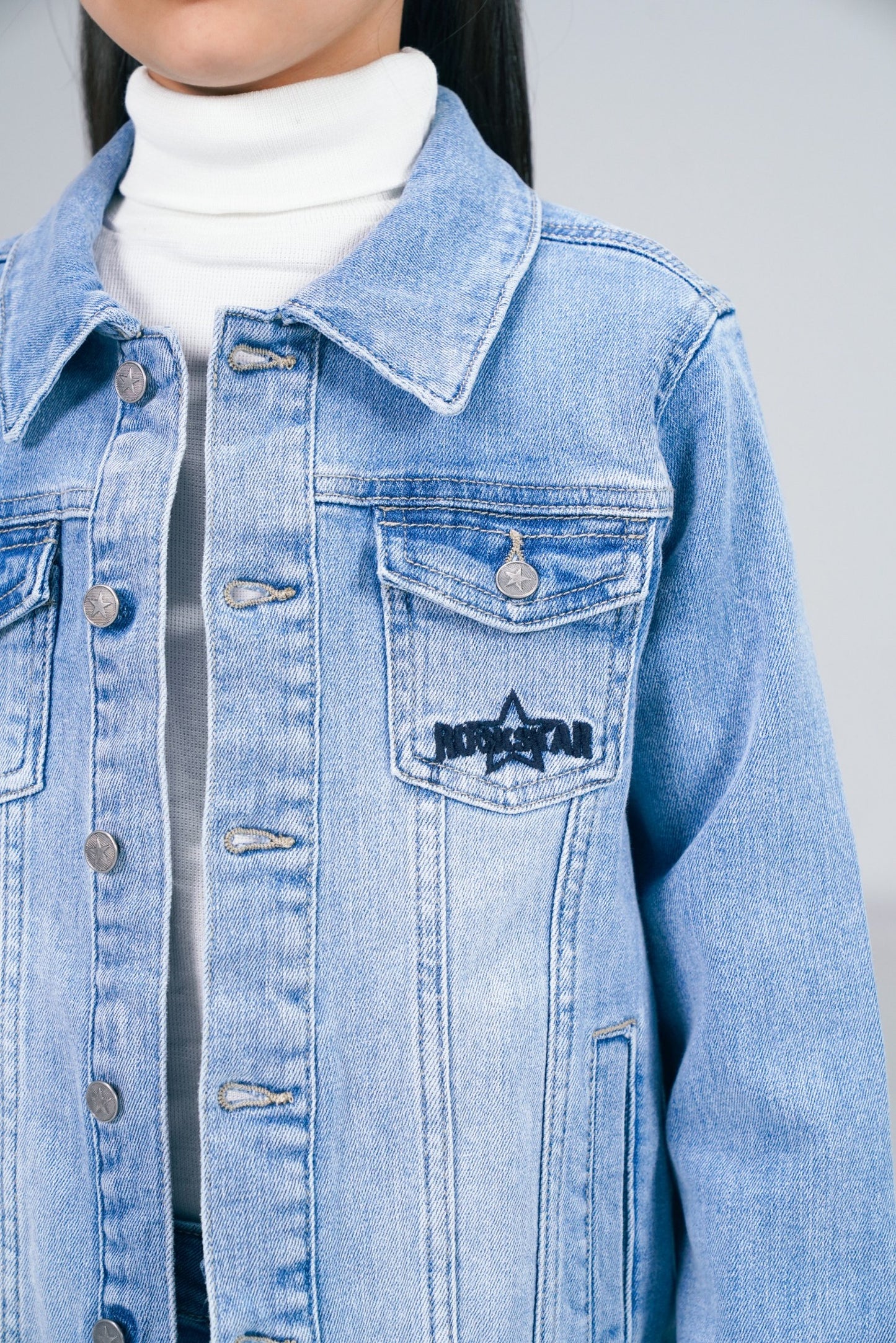 Denim Trucker Jacket Light Blue