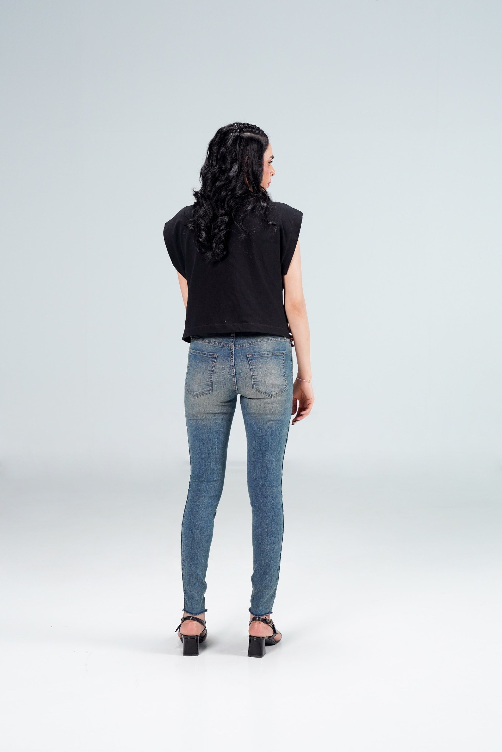Skinny Fit With Eyelets Tinted