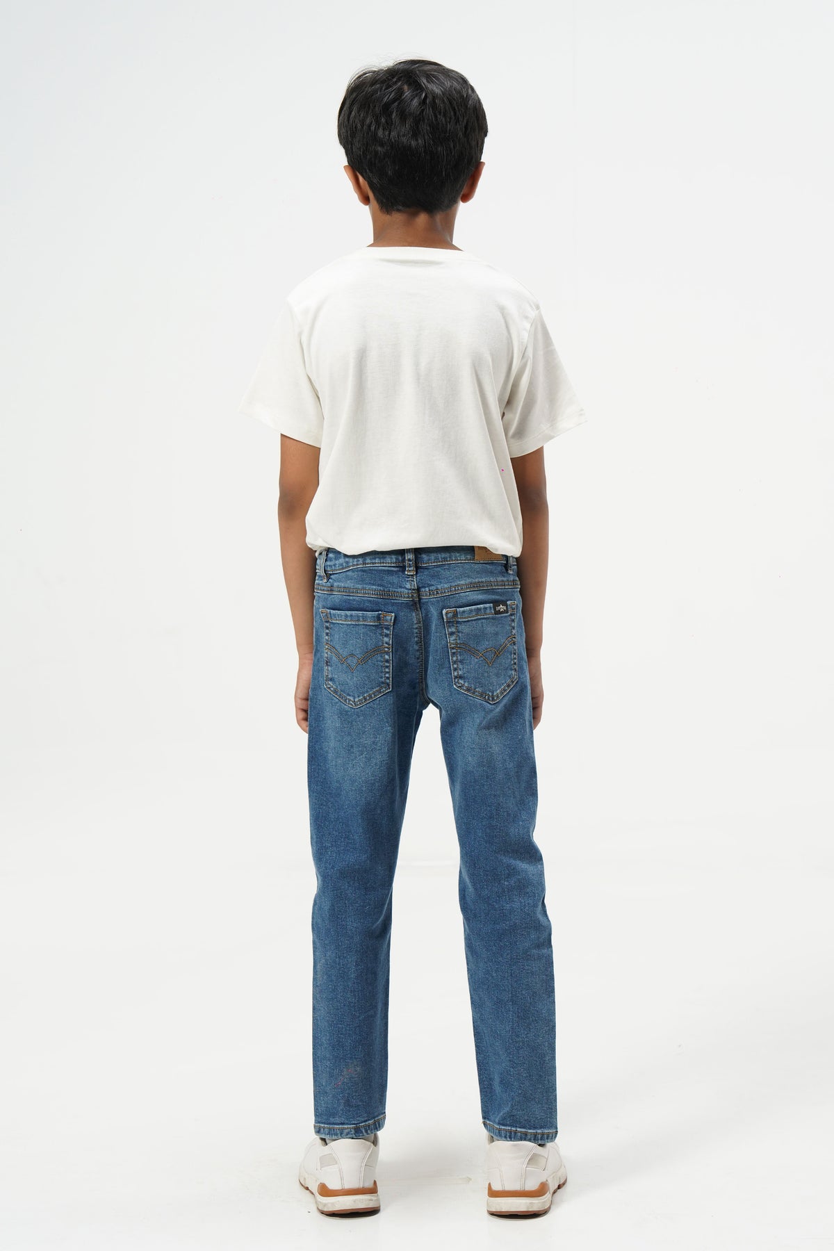 Rugged Indigo Straight Jeans