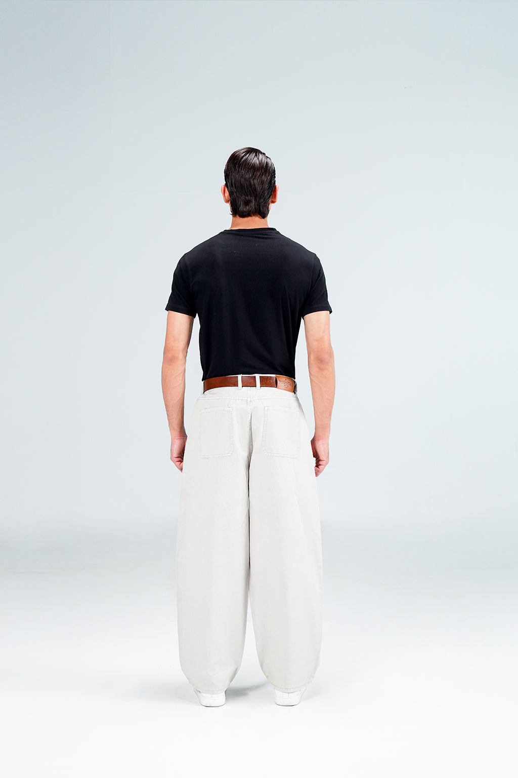 Bamboo Baloon Fit Grey Pant