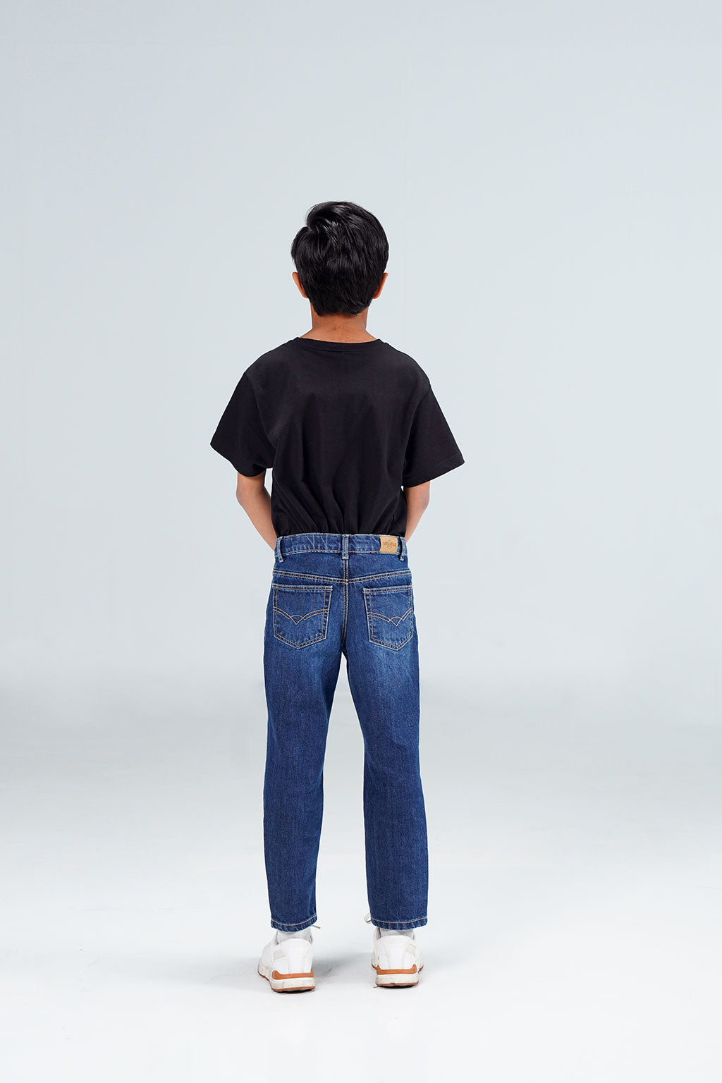 Straight Camokracky Jeans Medium blue