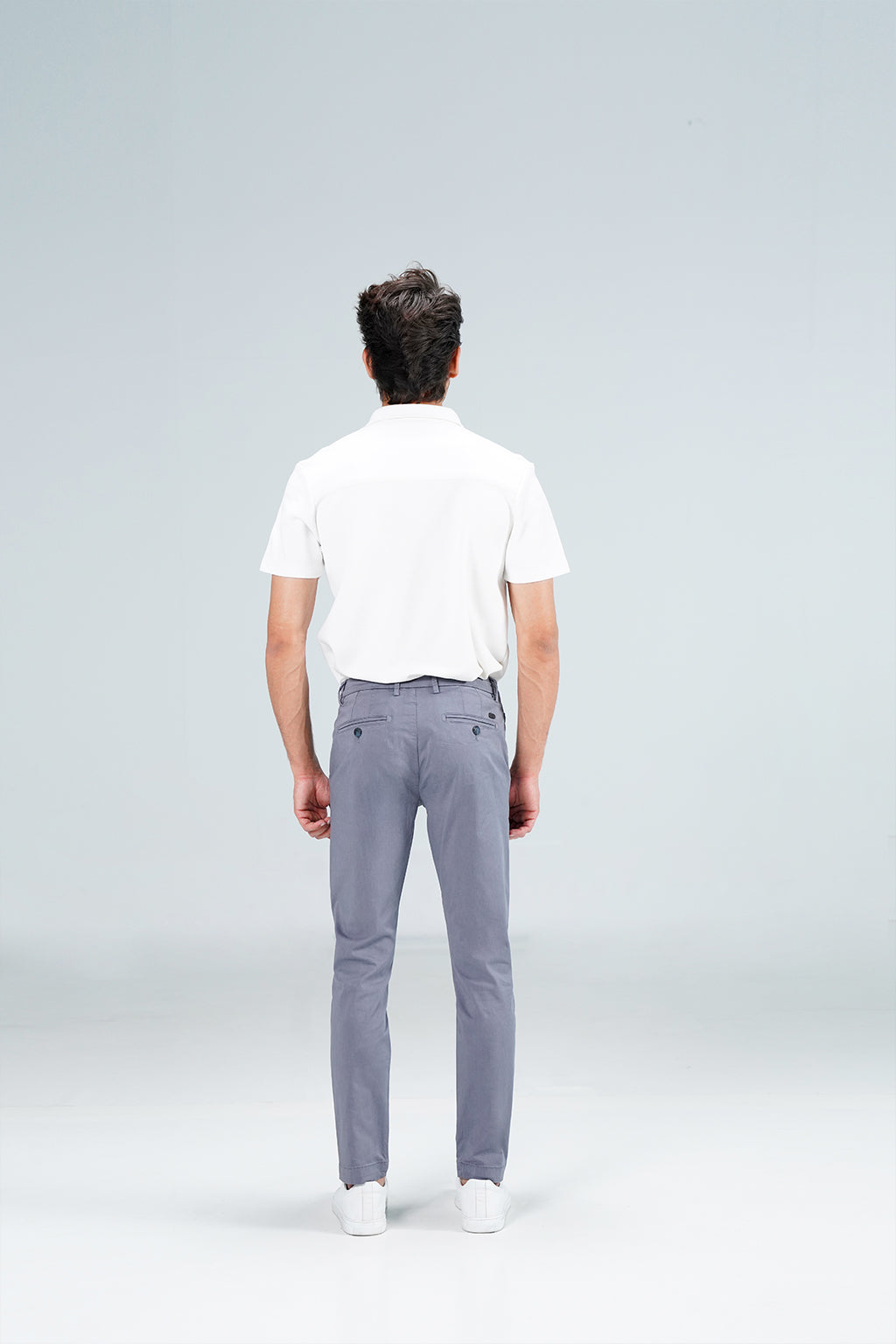 Cropped Leg Chino Grey
