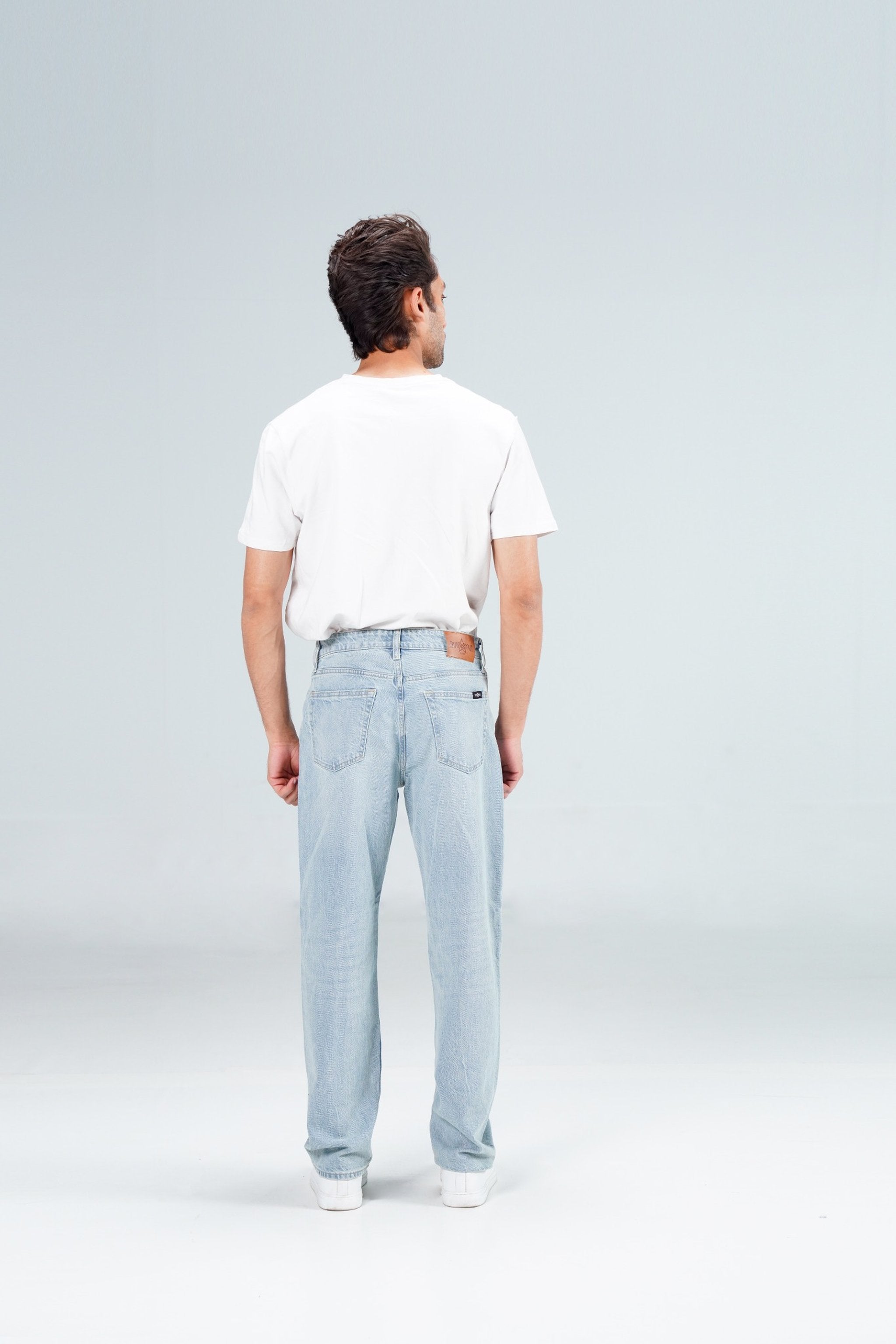 Loose Straight Fit Light Blue