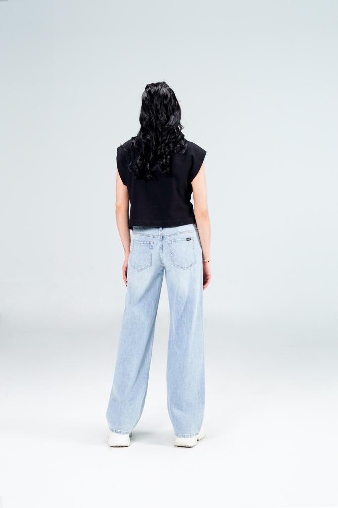 Baggy Wide Leg Light Blue