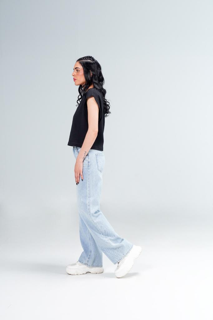 Baggy Wide Leg Light Blue