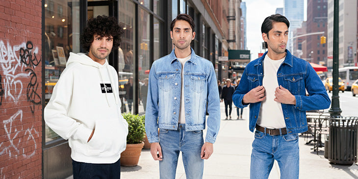 Denim Jackets and oversized hoodie