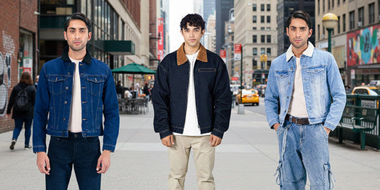 Sherpa and corduroy jacket