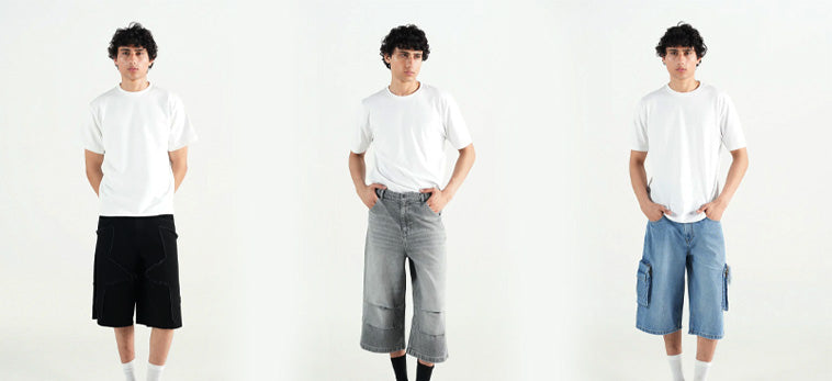 Beach Ready: Jorts + Oversized T-Shirt, Every Pakistani Guy's Summer Fit
