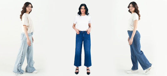Women's Denim Jeans in Pakistan: Wide Leg, Straight Cut & Everything In Between