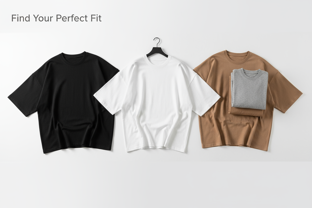 Find Your Perfect Fit: Oversized, Baggy & Drop Shoulder T-Shirts