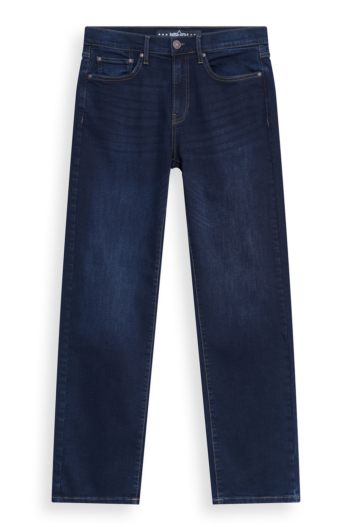 Authentic Straight Dark Blue Jeans